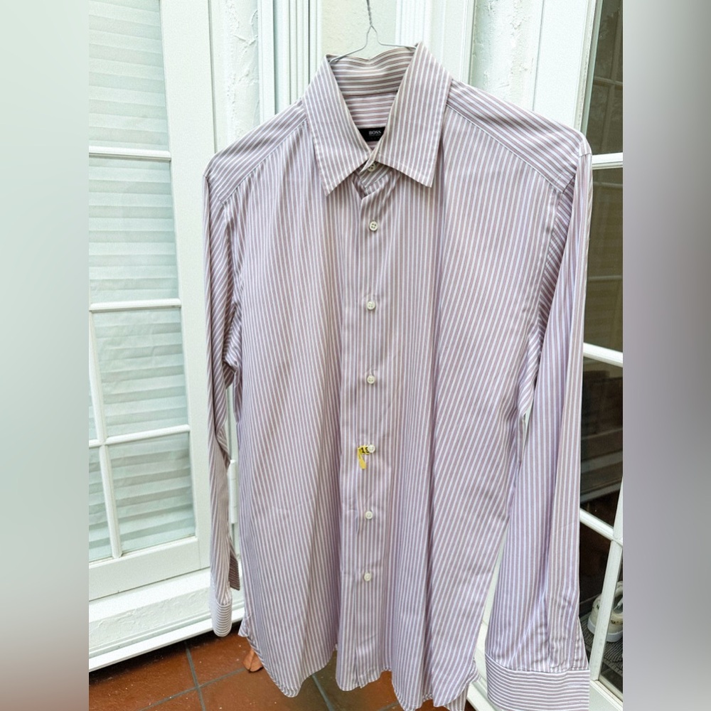 BOSS Men's Dress Shirt - Size 16 / 32-33 - Regular Fit - New